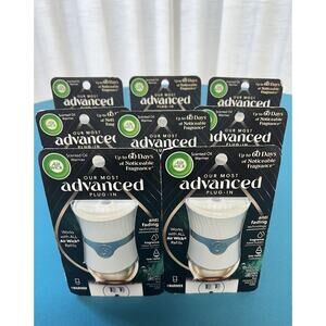 Air Wick Advanced Plug-Ins Scented Oil Warmers Plug In Air Freshener - Lot of 8